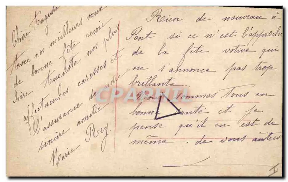 Mão segurando um arranjo de flores — editor RH n°828 - Verso