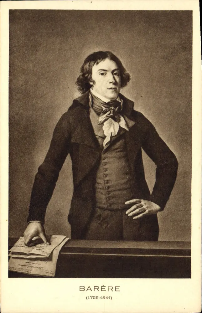 Barère (1755-1841) — Retrato — Braun & Cie, Imp. Édit. Paris - Frente