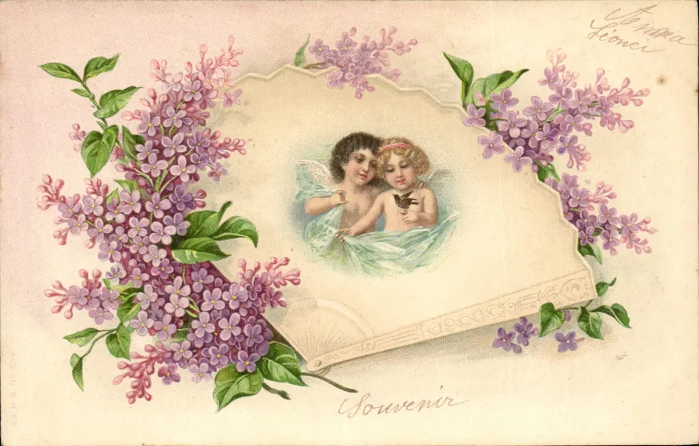 Cerberos em um quadro de lavanda — Lembrete — Alm B. Necker - Frente