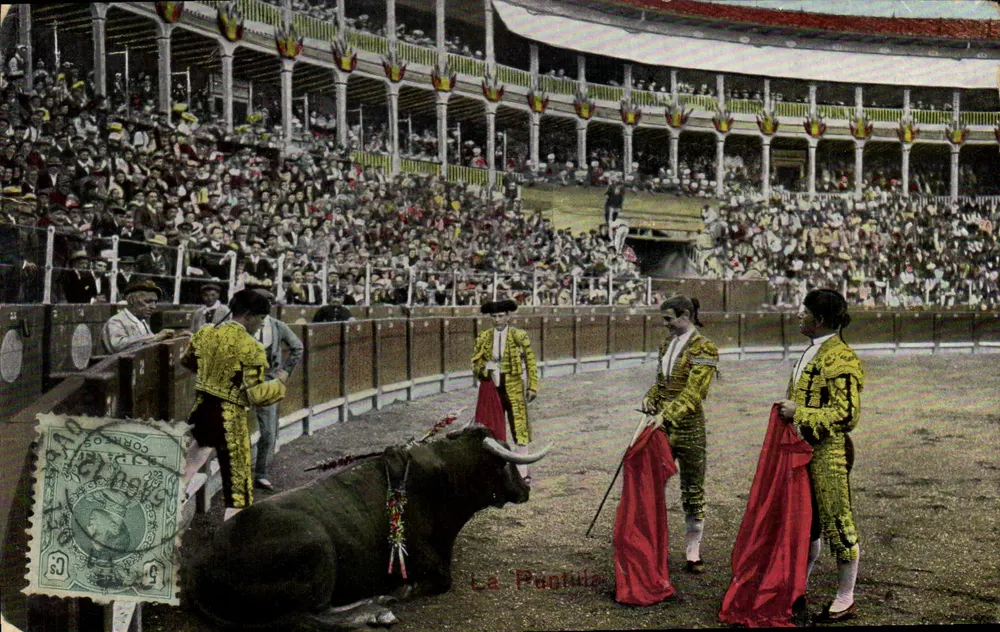 La Puntiula — Corrida de touros — editor desconhecido, número de série não visível - Frente