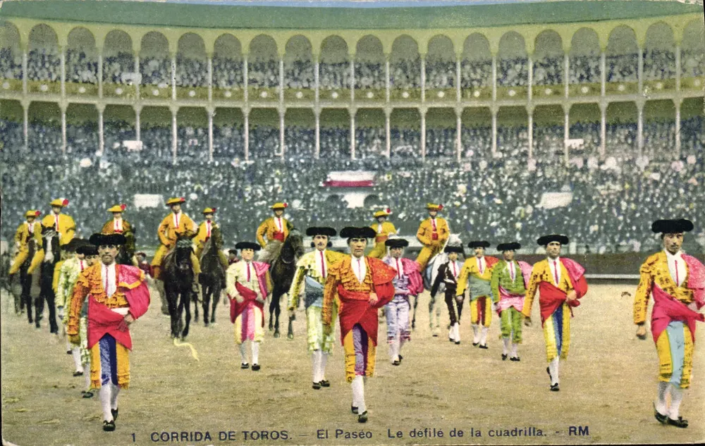 Corrida de Toros — El Paséo. Der Umzug der Cuadrilla — RM - Vorderseite