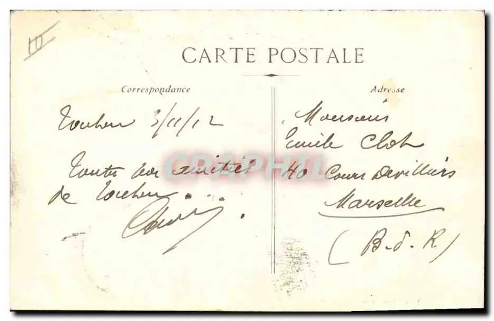 Le Verigniaud — Schlachtschiff erster Klasse — Y. Le Lay, Kai Cronstadt - Rückseite