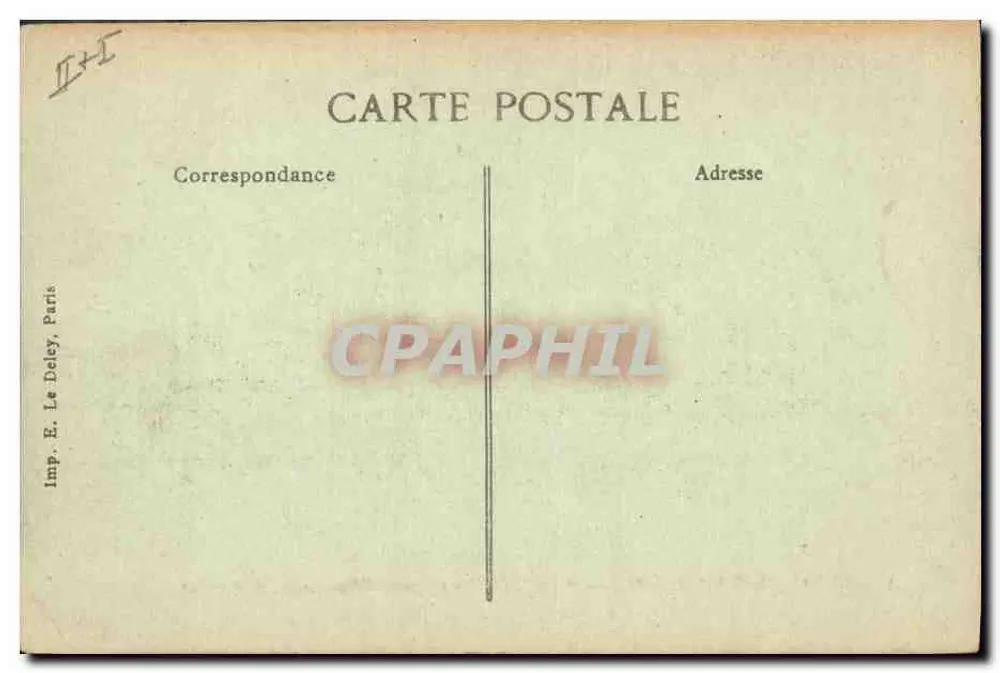 Marine Nationale — "Vérité" — Schlachtschiff der Flotte, 14.868 Tonnen — B.D. - Rückseite