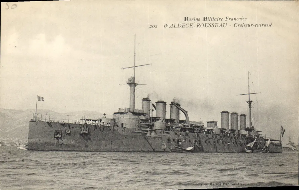 Waldeck-Rousseau — Schlachtschiff — Phototypie Marius Bar - Vorderseite