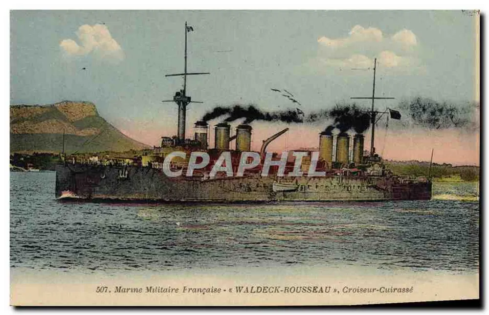 Französische Marine — « WALDECK-ROUSSEAU », Panzerkreuzer — Nr. 507, Verlag nicht sichtbar - Vorderseite