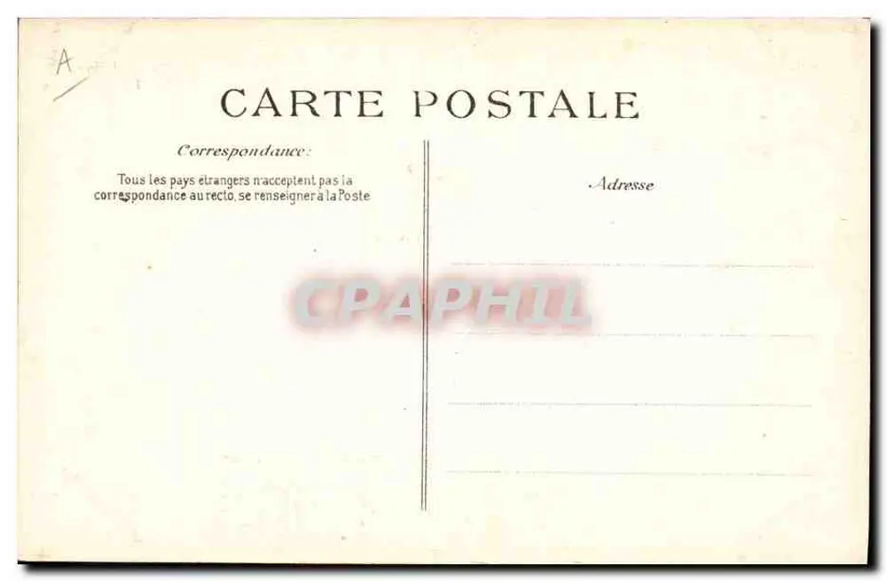 Jovem viúva de Concarneau em oração — TRAJOS BRETONES — série 559, editor Léon - Verso