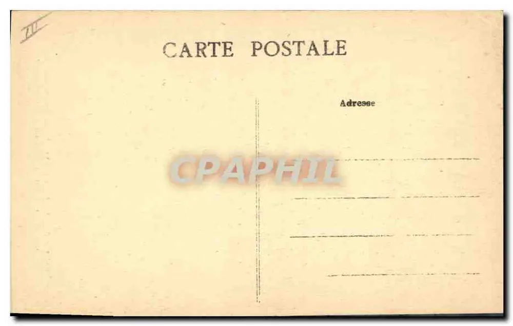 Frau aus Douarnenez und Audierne — Coiffe à Cornettes für Feste — Studie zur Bretonischen Frisur — Sammlung VILLARD, Quimper - Rückseite