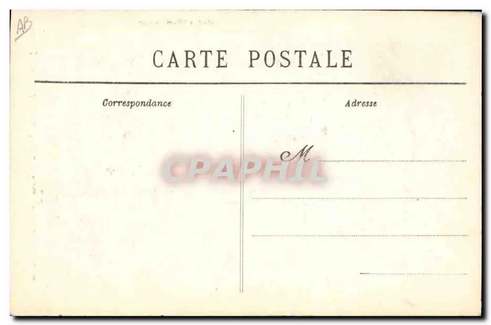 Jovem Moça de Pont-L'Abbé — Estudo das Coiffes da Bretanha — Coleção Villard, Quimper - Verso