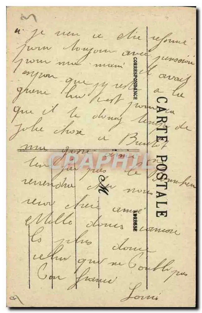 Donjon de CHAMBOIS — Echte Spitze — A. Lejeune, Verlag Argentan - Rückseite