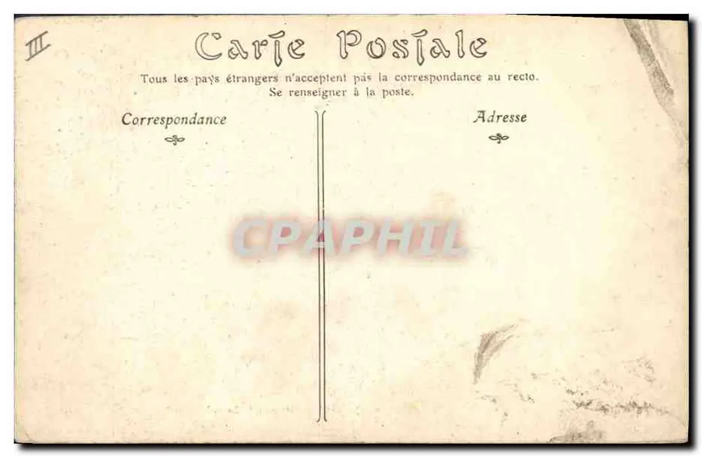 Point Colbert et d'Alençon — Stickereischule von Argentan — Hut und Kleidung der unteren Normandie — E. Roussel, Verlag, Argentan - Rückseite