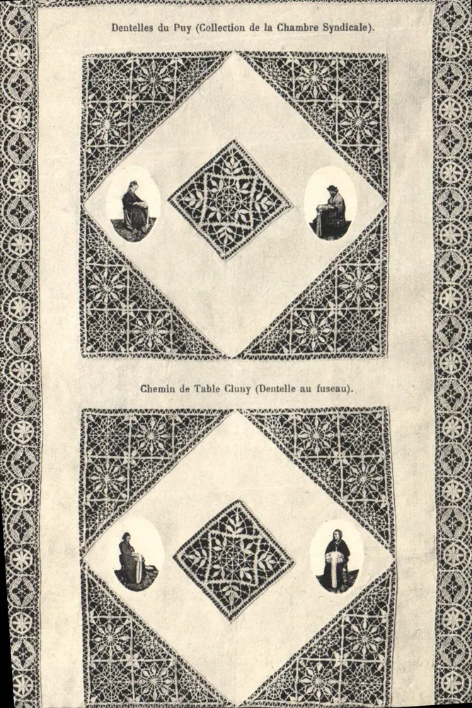 Lace von Le Puy — Sammlung der Syndikatskammer — Ausgabe Margerit-Bivaudoum, Le Puy - Vorderseite