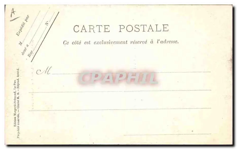 Lace von Le Puy — Sammlung der Syndikatskammer — Ausgabe Margerit-Bivaudoum, Le Puy - Rückseite