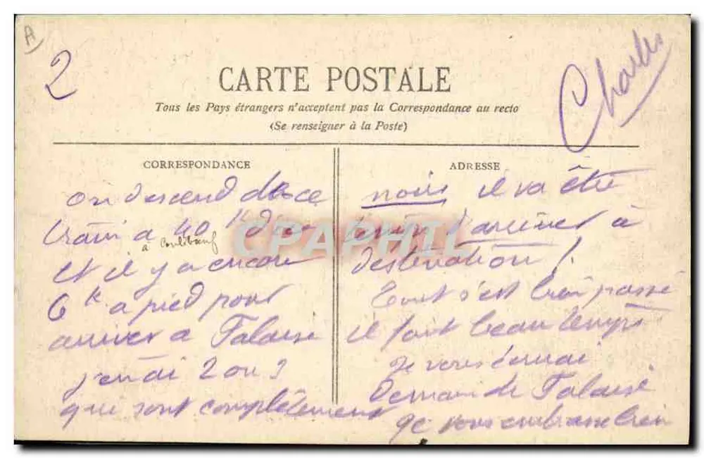 Point d'Argentan (Schule für Strickwaren von Argentan) — Kopfbedeckung und Kleidung der unteren Normandie — A. Léjeune, Verlag Argentan - Rückseite