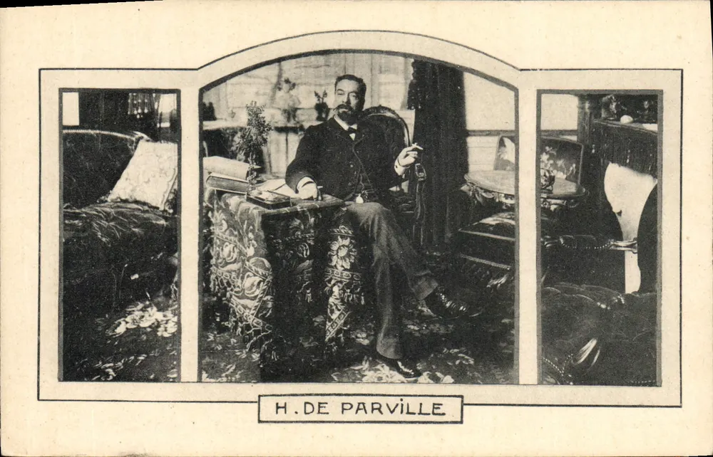 H. De Parville — Retrato em um interior — Les Annales Politiques et Littéraires - Frente