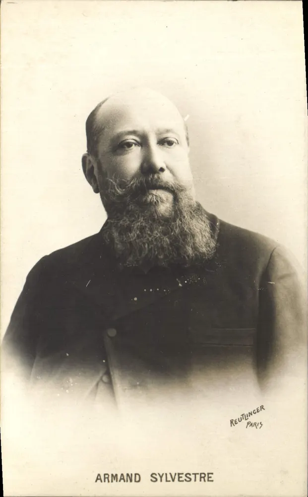 Armand Sylvestre — retrato — Reutlinger Paris - Frente