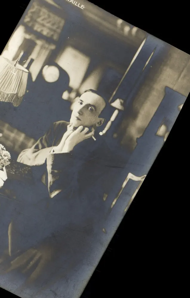 Retrato de homem — interior — editor G. Graille - Frente