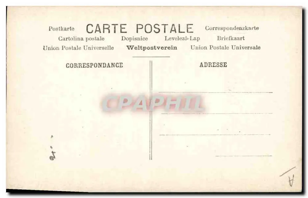 Retrato de homem — interior — editor G. Graille - Verso