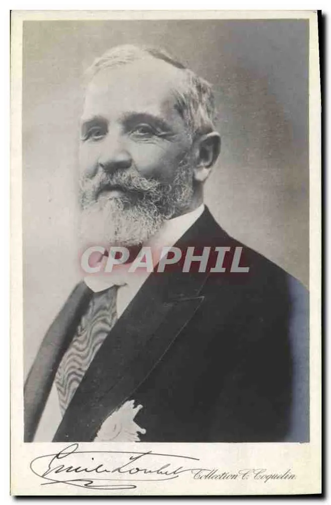 Retrato de Émile Koulou — Coleção C. Coquulin — número de série não visível - Frente