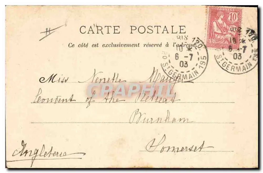 Edmond Rostand — Autor do Aiglon — Cliché Paul Bayes - Verso