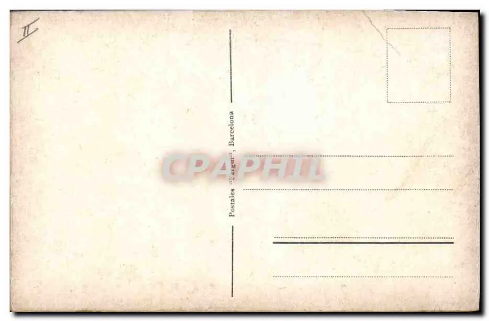 Un gran pupazo — Stierkampf-Spektakel — Postkarten 'Perigut', Barcelona, n° 5 - Rückseite