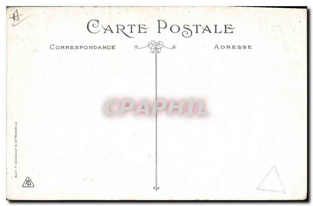 Einlass des Stiers in die Arena — Stierkampf — Verlag F. GERBAULT & Cie, MARSEILLE - Rückseite