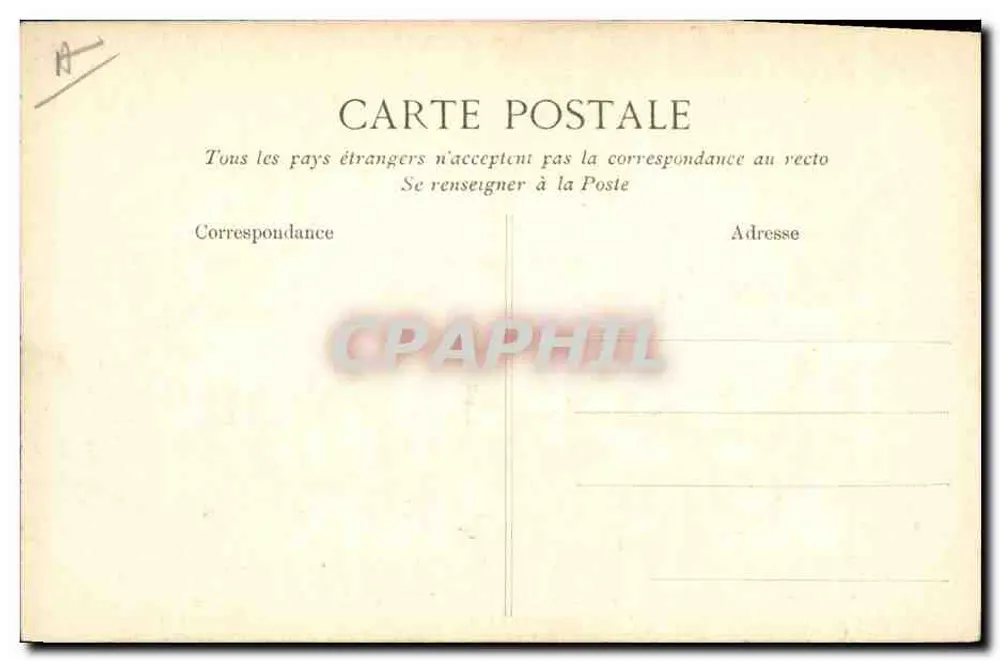 Nationalflotte — "Waldeck-Rousseau", Panzerkreuzer 14000 Tonnen — EFD n°2059 - Rückseite