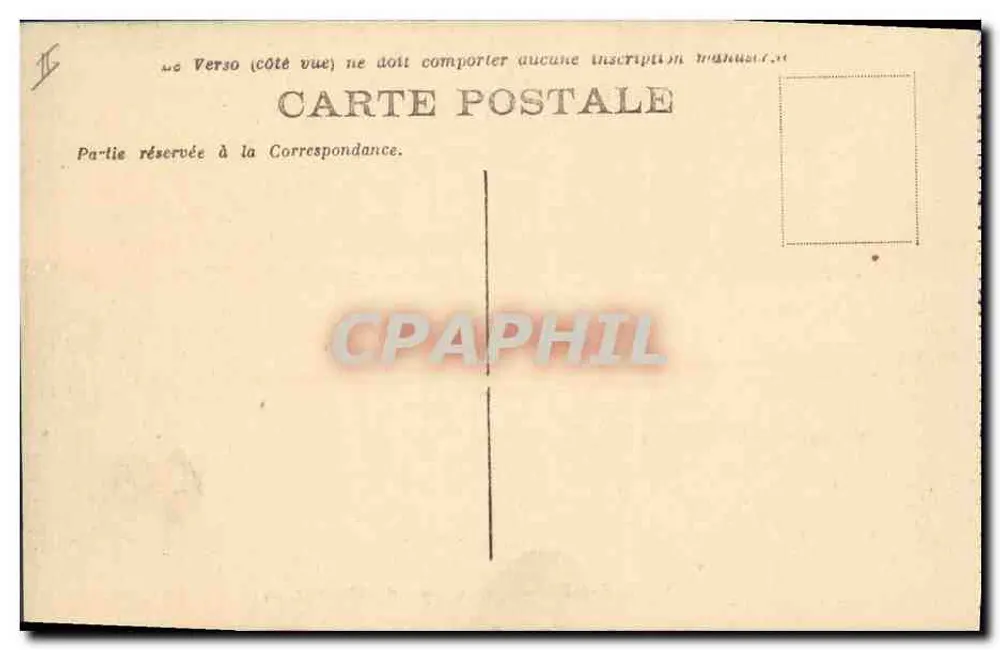 Marinha Militar Francesa - "YSER", Aviso — n°505 — editor não visível - Verso