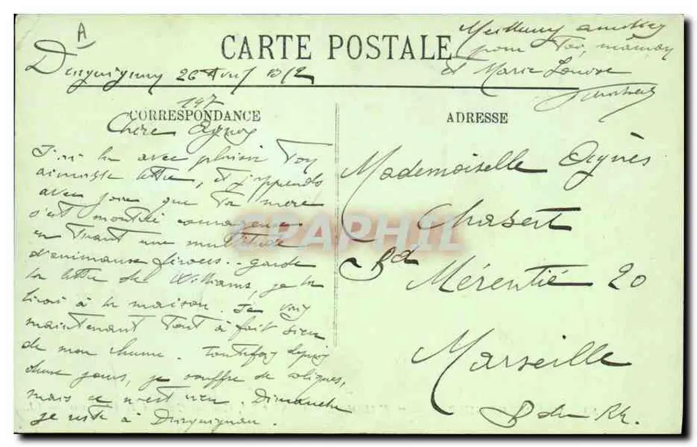 Marine — « Waldeck-Rousseau », Panzerkreuzer der 1. Klasse — Verlag LL. - Rückseite
