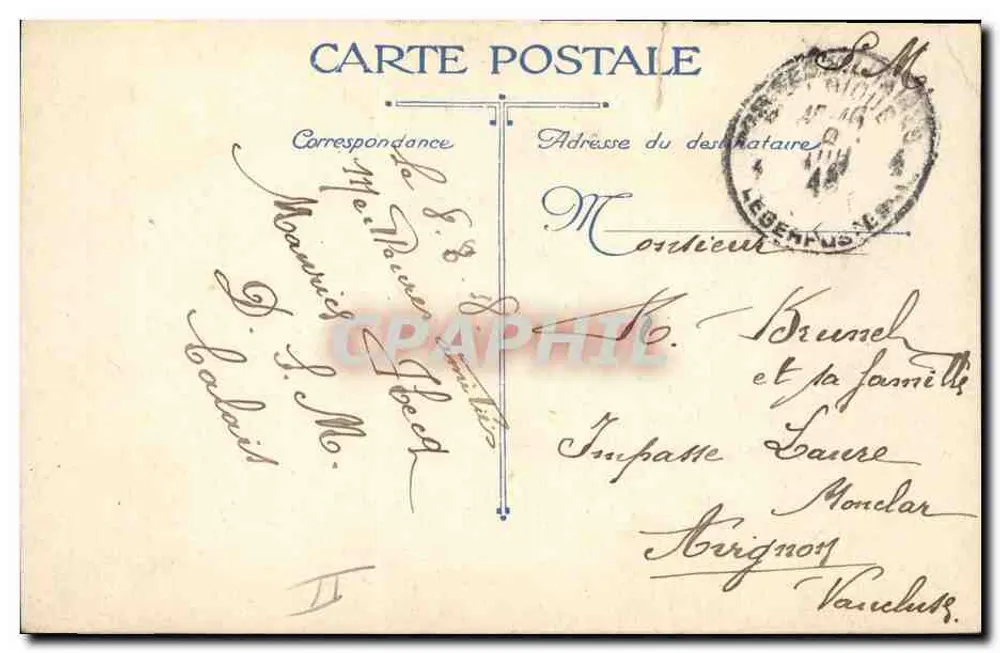 Guias — A perseguição — The pursuit — M. Toubourg - Verso