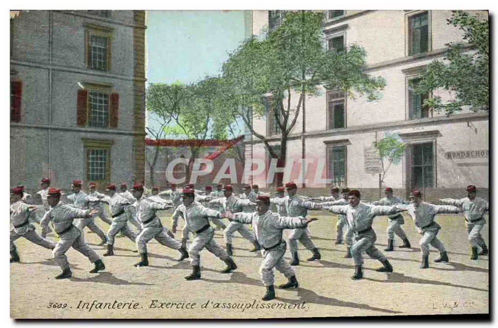 Infanterie — Dehnübungen — L.V. & Cie, n° 3609 - Vorderseite