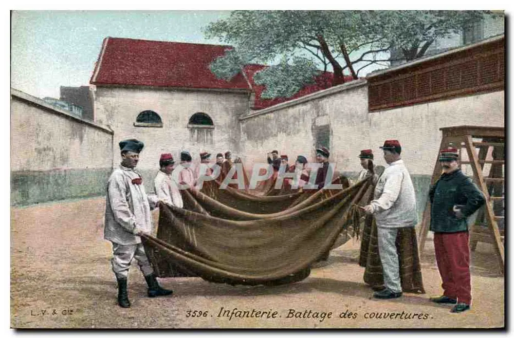 Infanterie. Deckenbatteln — L.V. & Cie, Nr. 3596 - Vorderseite