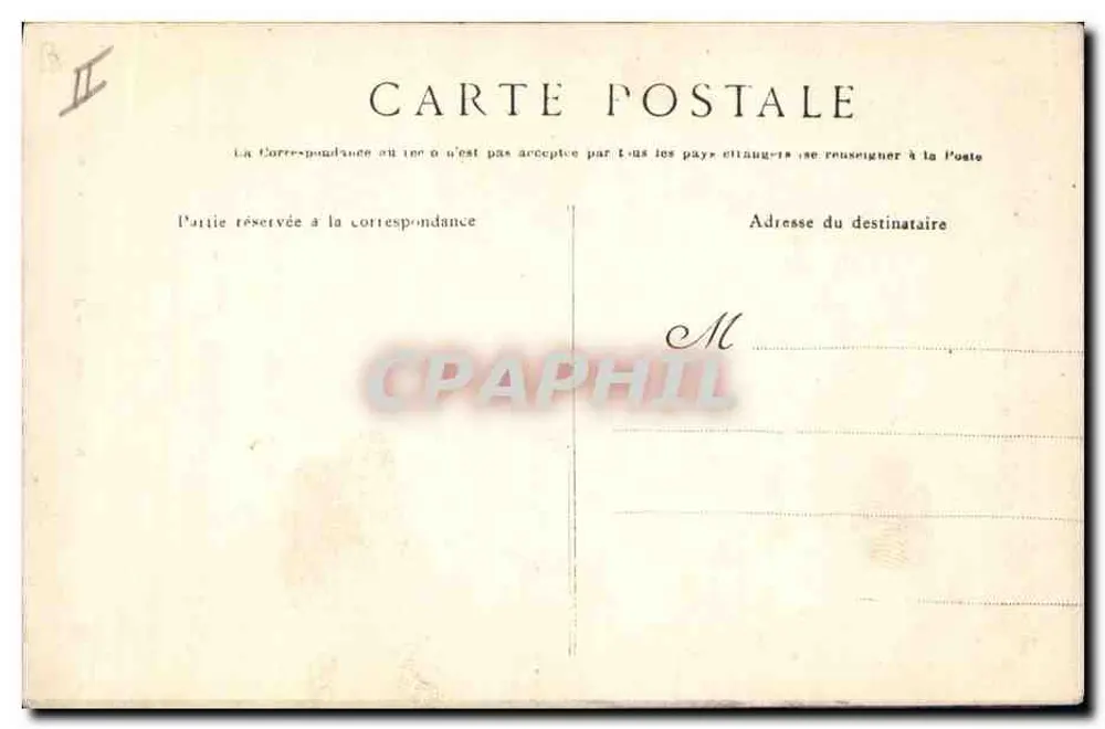 Fouesnant — Zukünftige Brautpaare — Villard-Sammlung, Quimper - Rückseite