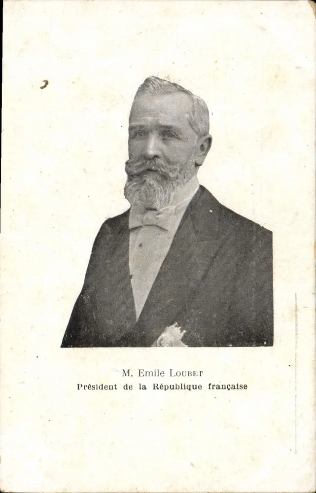 M. Émile Loubet — Presidente da República Francesa — Carte postale française - Frente