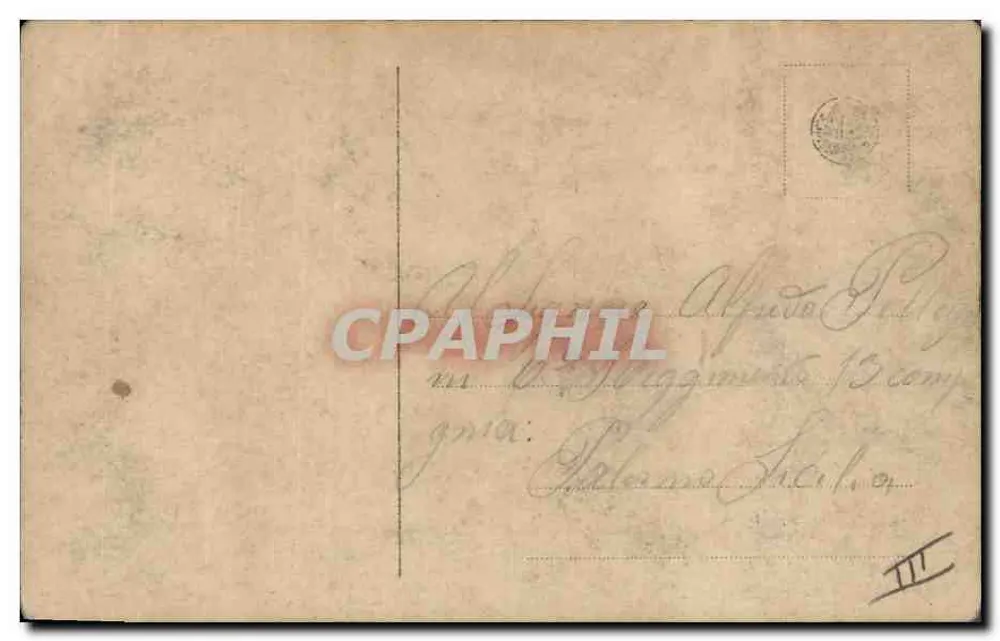 Maxim Gorki — portrait assis dans un fauteuil à clous — éditeur inconnu, n° de série 1214 - Verso