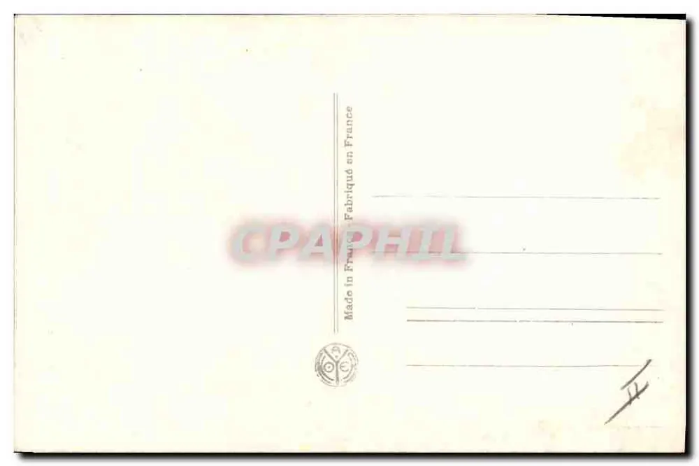 Paul Doumer — Presidente da República assassinado em 6 de Maio de 1932 — Estúdio G. L. Manuel Frères, n° 286 - Verso