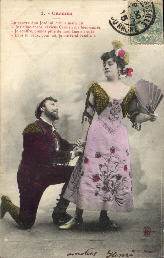 Carmen — Heiratsantragsszene — Bergerat-Ausgabe - Vorderseite