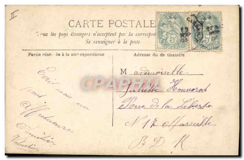 Junge Frau mit Fächer — Serie 941 — Reuillinger Paris - Rückseite
