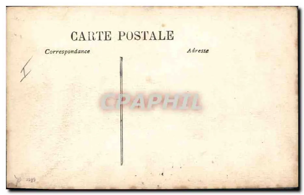 Frau in Pelzjacke — 'BONNE FÊTE' — NED - Rückseite