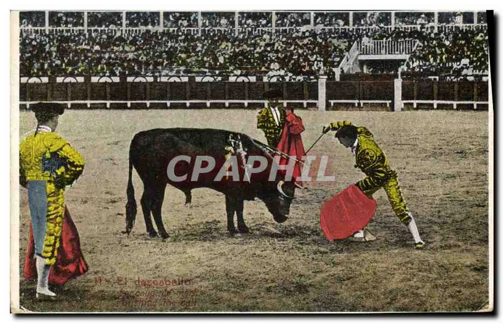 Fim da corrida — Él descabello — Corrida de Toros n° 71 - Frente