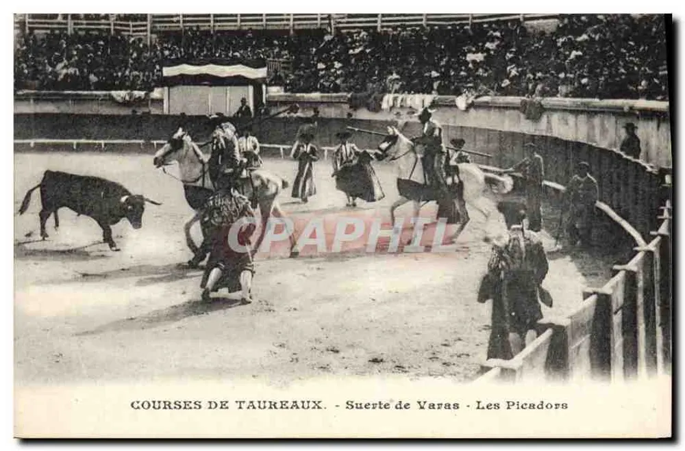 Stierkampf - Suerte de Varas - Die Picadors - Vorderseite
