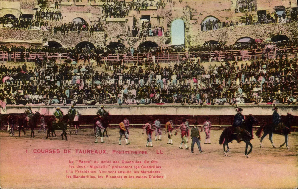 Corridas de touros — Preliminares — LL - Frente