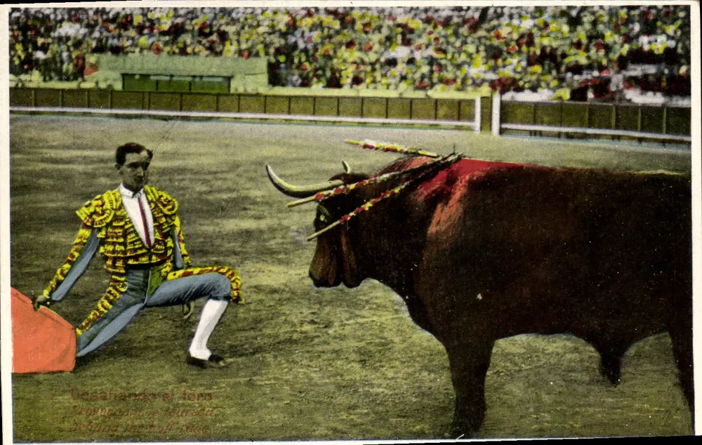 Degañando el Toro — Promontório de Murcia — Corrida de Toros n. 71 m. - Frente