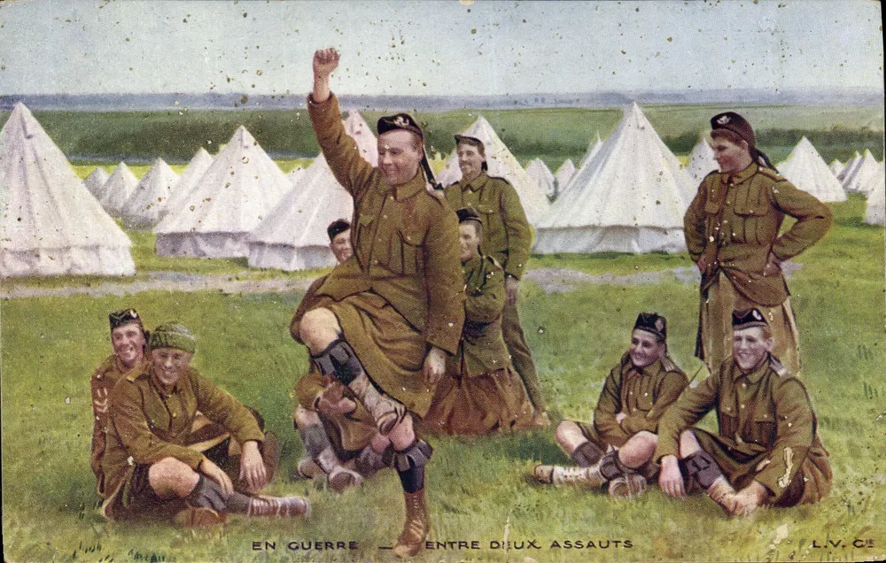 En Guerre — Entre deux assauts — L.V. Cé - Voorkant