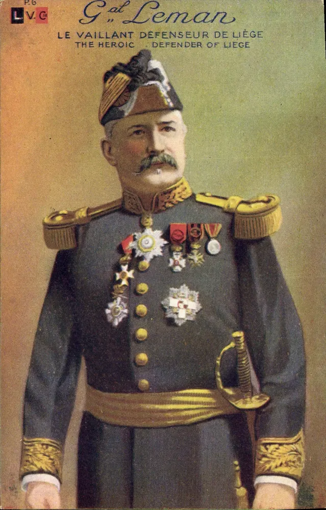General Leman — Verteidiger von Lüttich — Verlag L.V.C. n° P.6 - Vorderseite