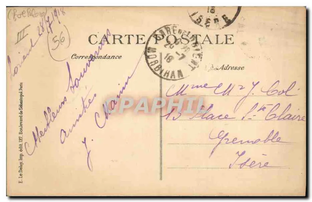 Die Brautleute — Eine Hochzeit von 1.500 Personen im Pays de Cornouaille — B.D. n°533 - Rückseite