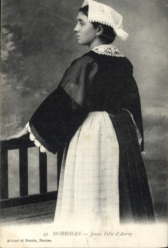 Morbihan — Meisje van Auray — Artaud et Nozais, Nantes, n°49 - Voorkant