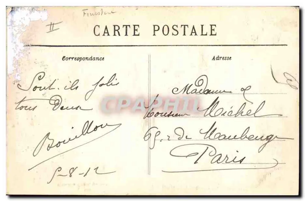 Elliant — Futuri Sposi — Collezione Villard, Quimper, n°1165 - Verso