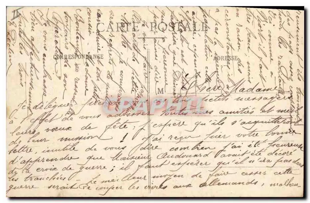 Os Jovens Bretões — Coleção Villard, Quimper — n° 4321 - Verso