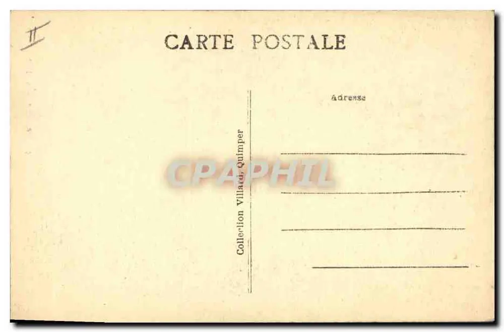 Drie kinderen in bretone kleding — Vive la Bretagne ! — Collectie Villard, Quimper - Achterkant