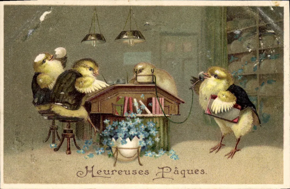 Fröhliche Ostern — Fröhliche Ostern. — Verlag unbekannt, Seriennummer nicht sichtbar - Vorderseite
